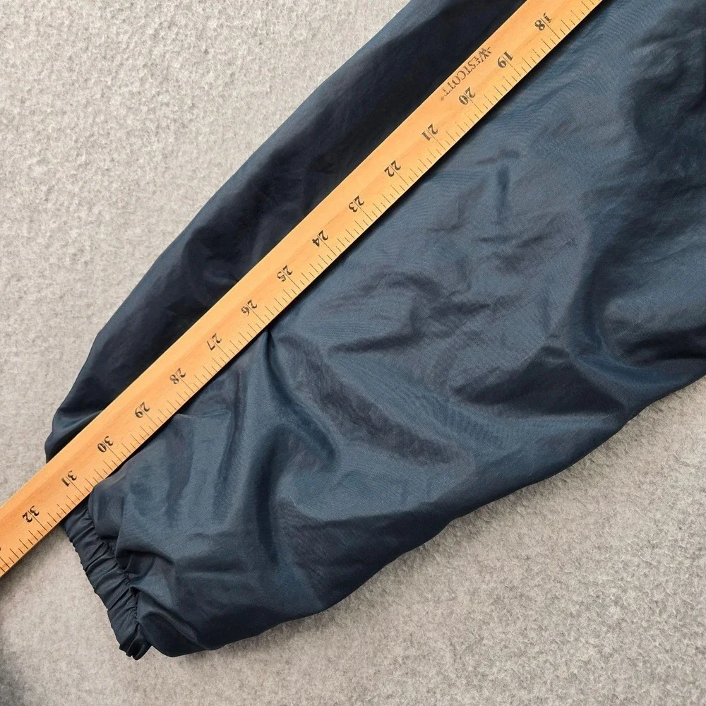 H-E-B Jacket Mens XL Blue Windbreaker Lined Insulated Pockets Collared
